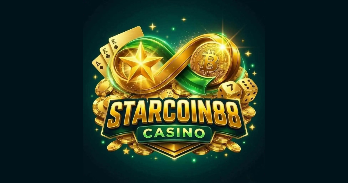 Main promotional banner for STARCOIN88 Casino showing mobile‑optimized gaming for Filipino players